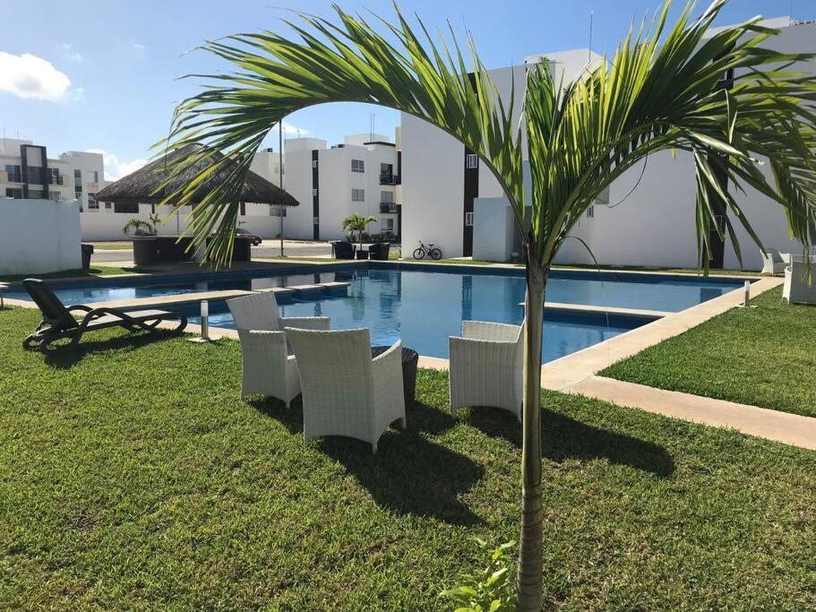 Apartament Depa De Playa C/Alberca Cerca De La 5A Avenida Playa del Carmen Zewnętrze zdjęcie