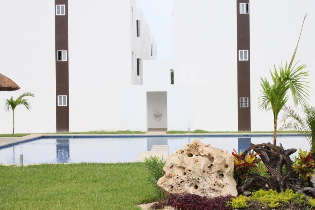 Apartament Depa De Playa C/Alberca Cerca De La 5A Avenida Playa del Carmen Zewnętrze zdjęcie