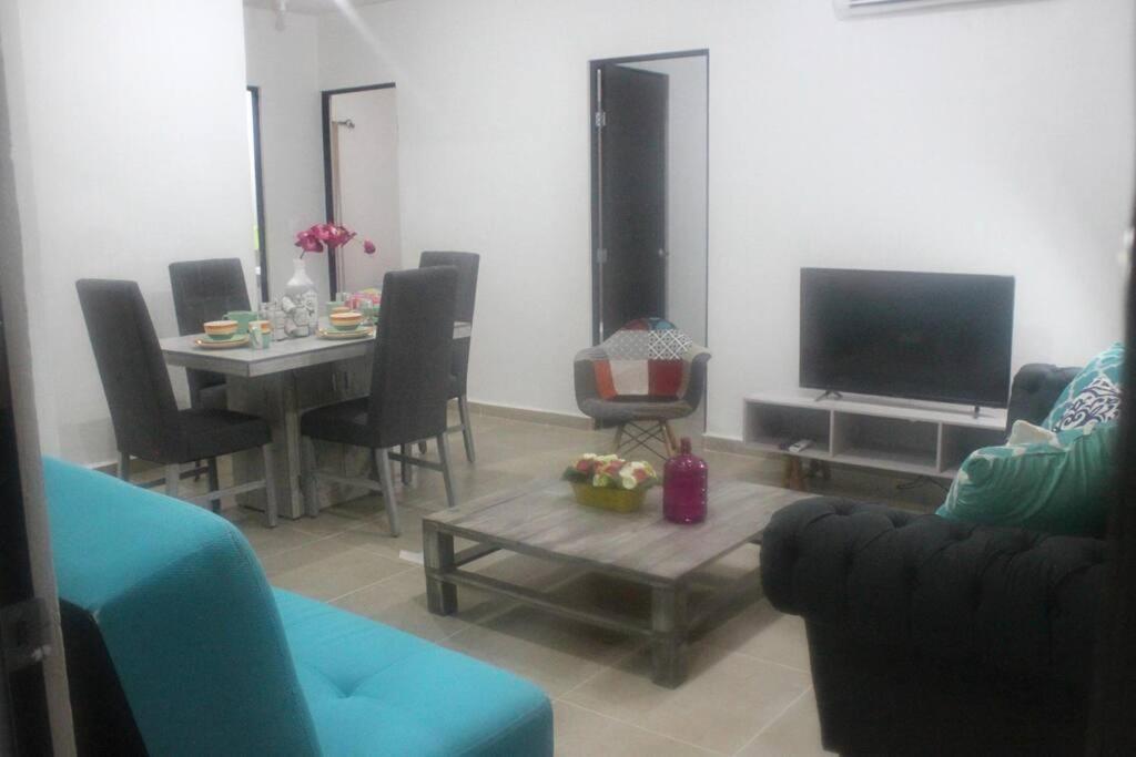 Apartament Depa De Playa C/Alberca Cerca De La 5A Avenida Playa del Carmen Zewnętrze zdjęcie