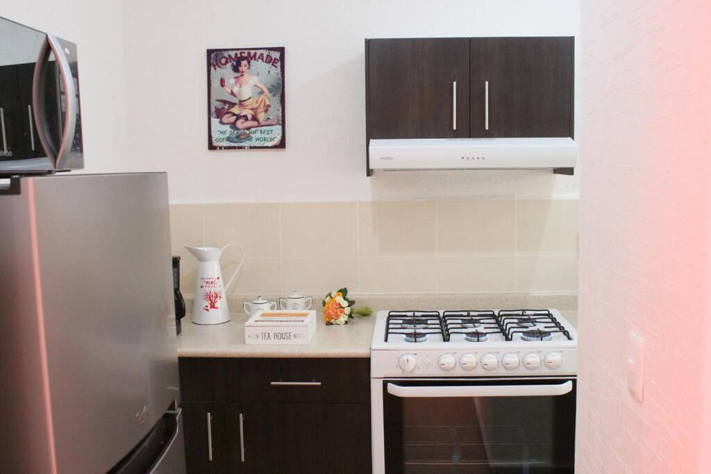 Apartament Depa De Playa C/Alberca Cerca De La 5A Avenida Playa del Carmen Zewnętrze zdjęcie